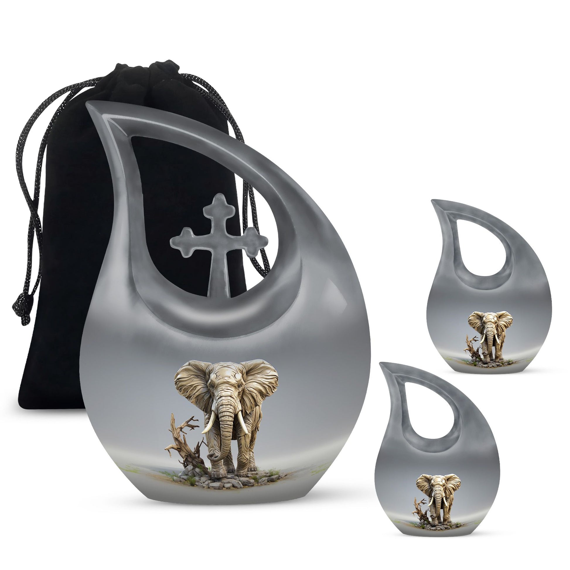 Elephant Urns For Ashes - Burial Urns For Humans Urn