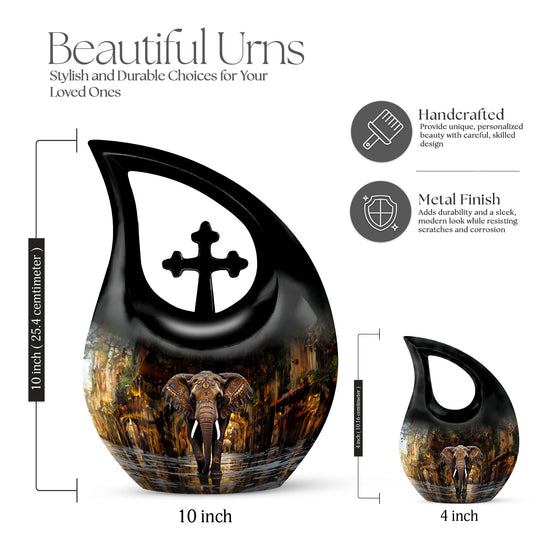 Elephant Urns For Ashes - Cremation Burial Urns