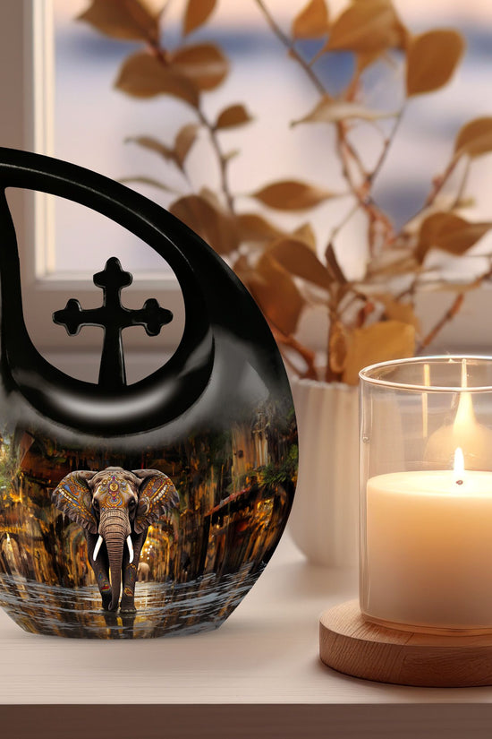 Elephant Urns For Ashes - Cremation Burial Urns