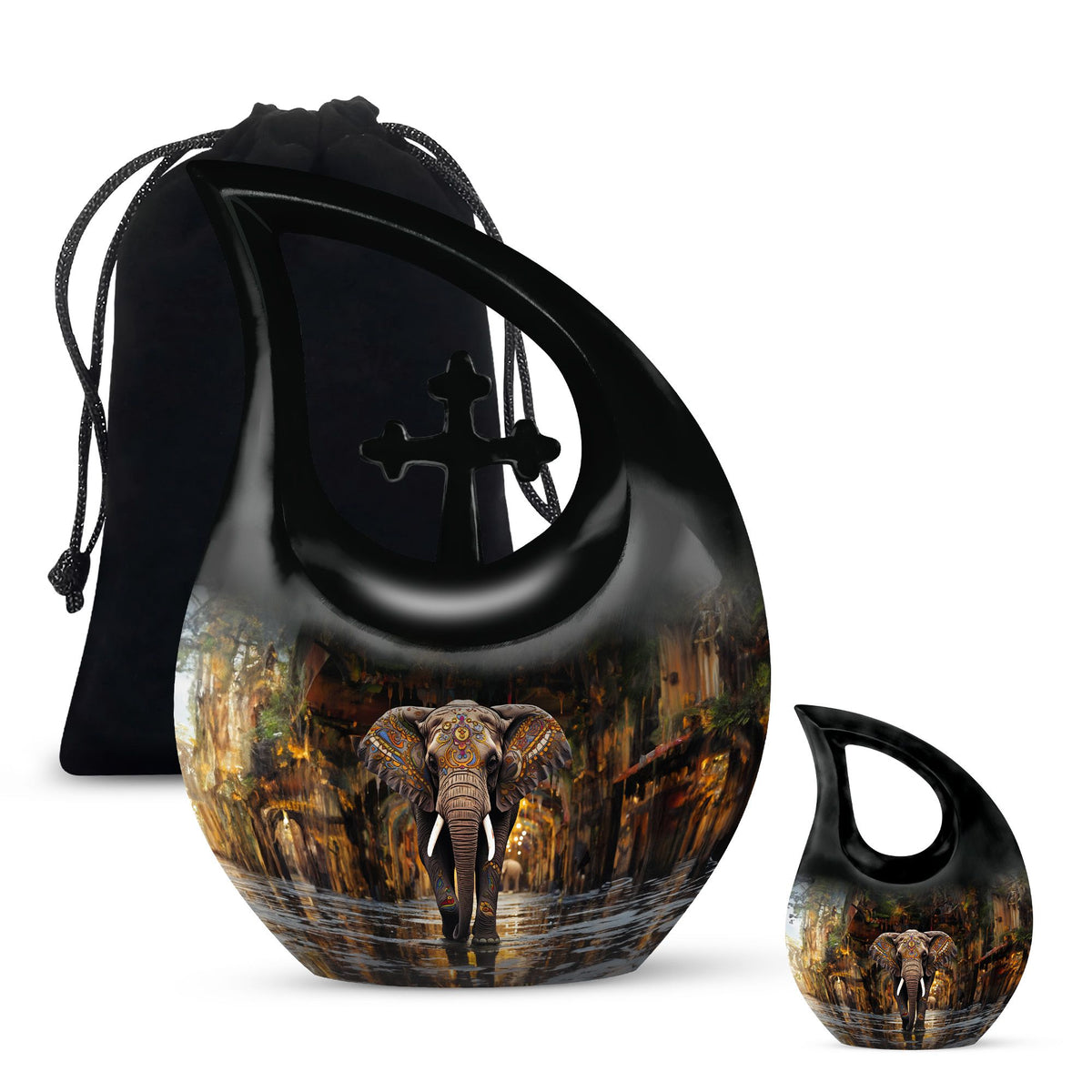 Elephant Urns For Ashes - Cremation Burial Urns Urn