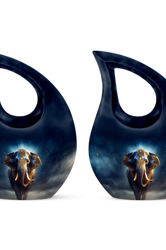 Elephant Urns For Ashes - Small Burial Urns For Adult Human Ashes Urn
