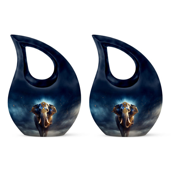 Elephant Urns For Ashes - Small Burial Urns For Adult Human Ashes Urn