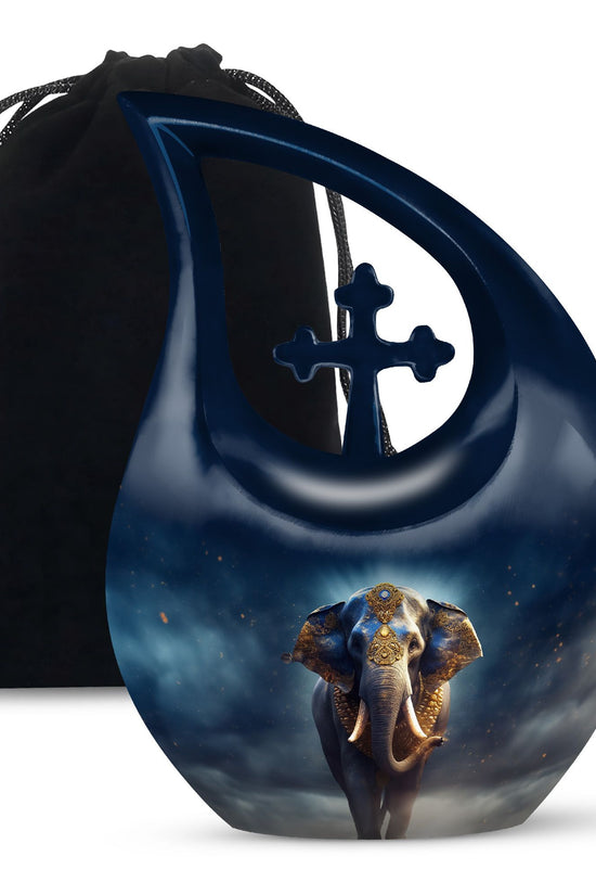 Elephant Urns For Ashes - Small Burial Urns For Adult Human Ashes Urn