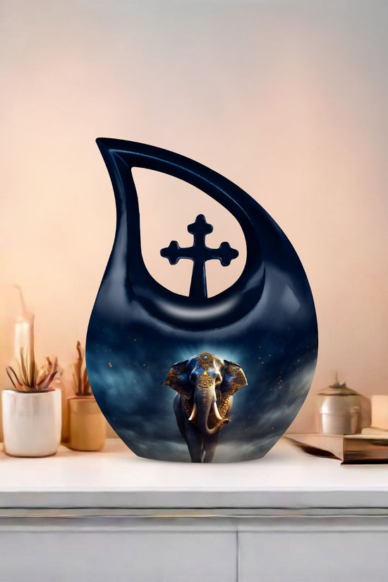 Elephant Urns For Ashes - Small Burial Urns For Adult Human Ashes Urn