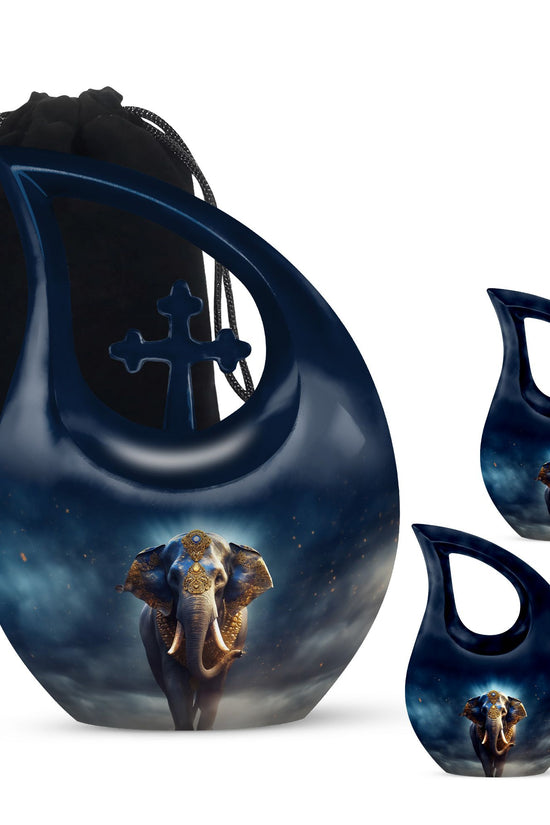 Elephant Urns For Ashes - Small Burial Urns For Adult Human Ashes Urn
