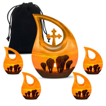 Large Urn With 4 Keepsake