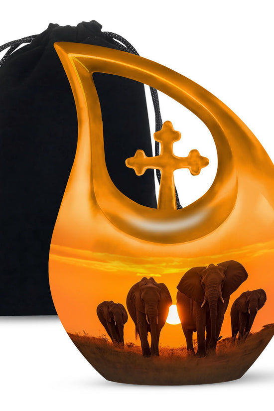 Elephant Urns For Ashes - Cremation Urns For Burial In Ground Urn