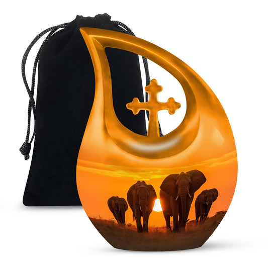 Elephant Urns For Ashes - Cremation Urns For Burial In Ground Urn