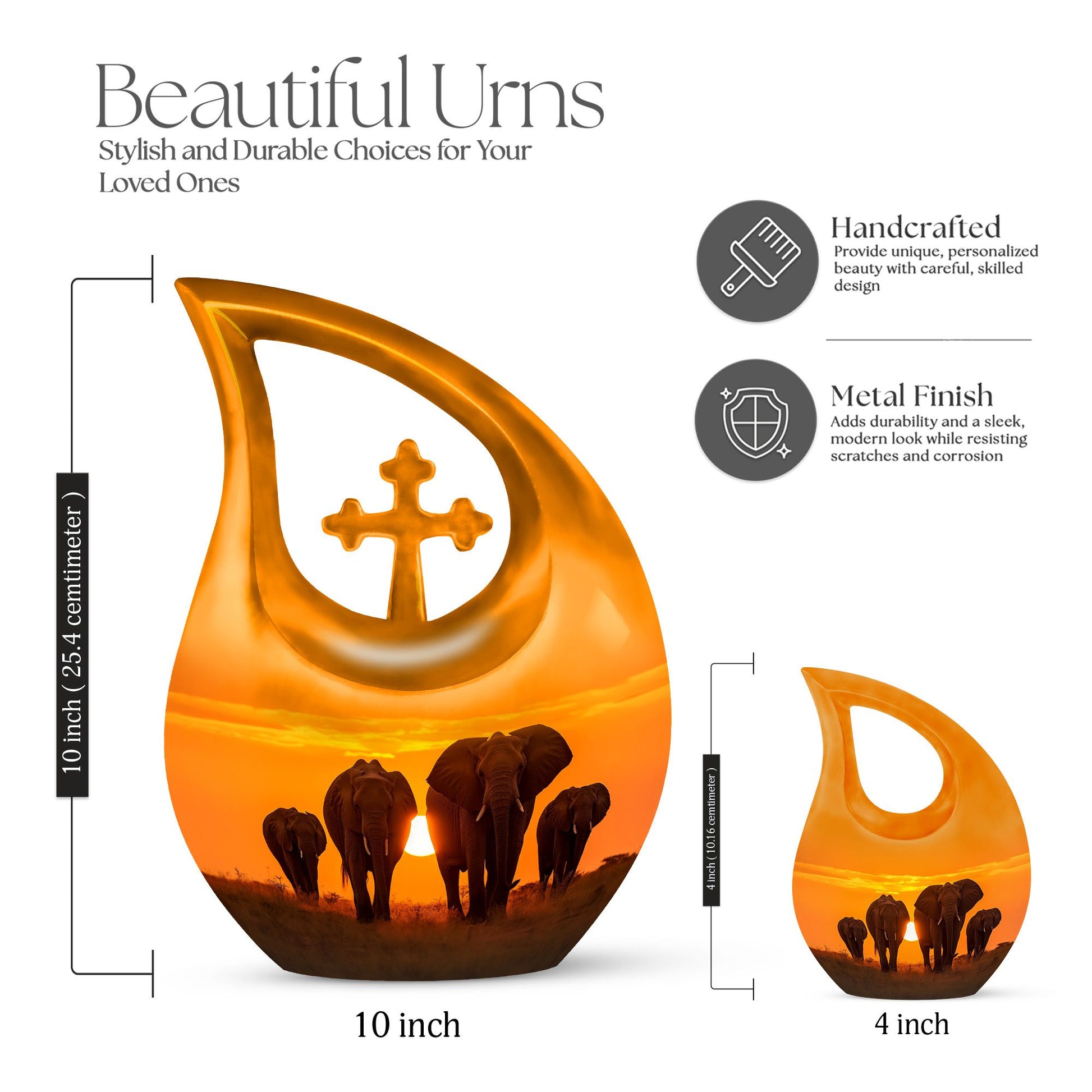 Elephant Urns For Ashes - Cremation Urns For Burial In Ground Urn