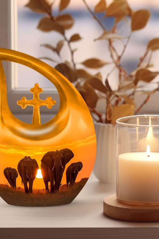 Elephant Urns For Ashes - Cremation Urns For Burial In Ground Urn