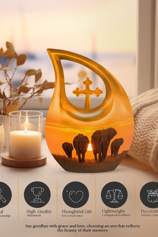 Elephant Urns For Ashes - Cremation Urns For Burial In Ground Urn
