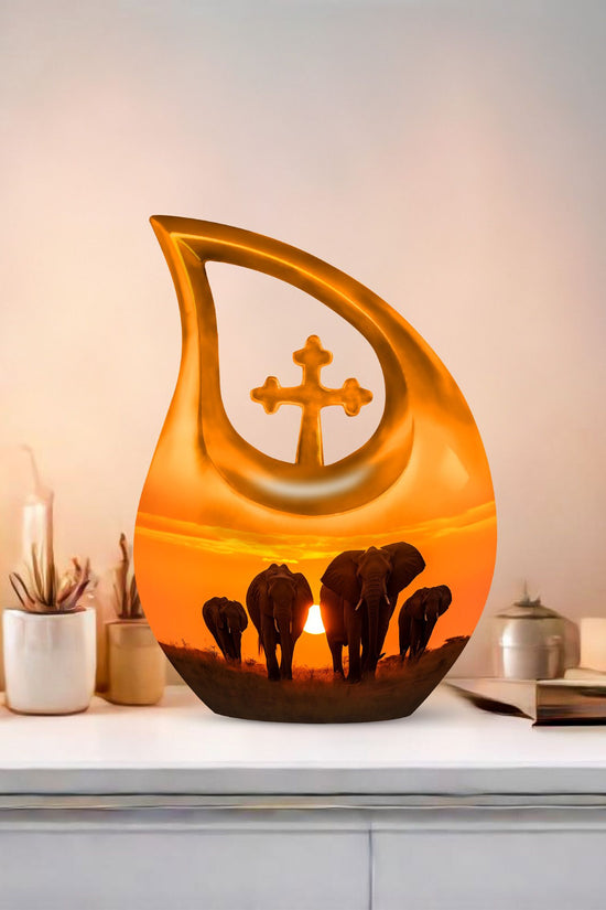 Elephant Urns For Ashes - Cremation Urns For Burial In Ground Urn