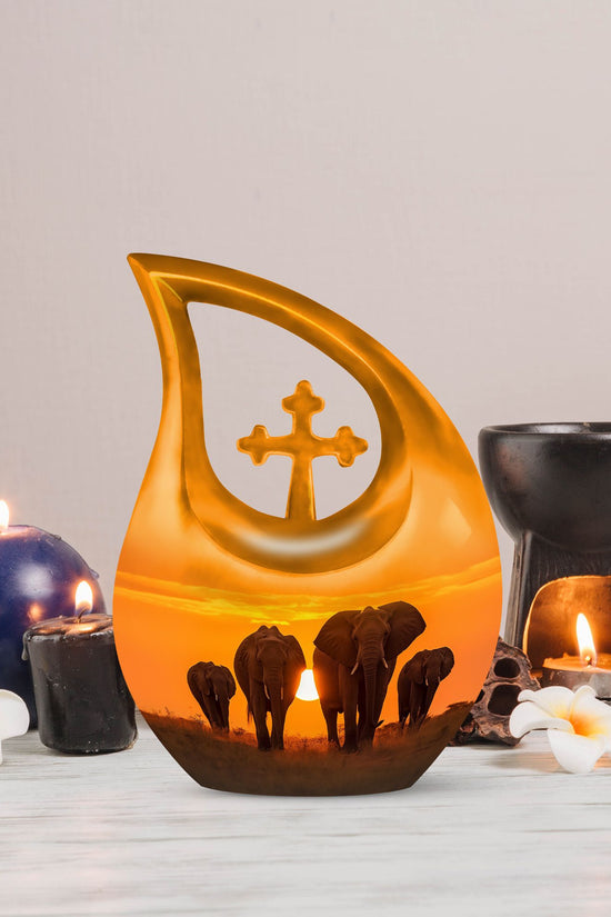 Elephant Urns For Ashes - Cremation Urns For Burial In Ground Urn