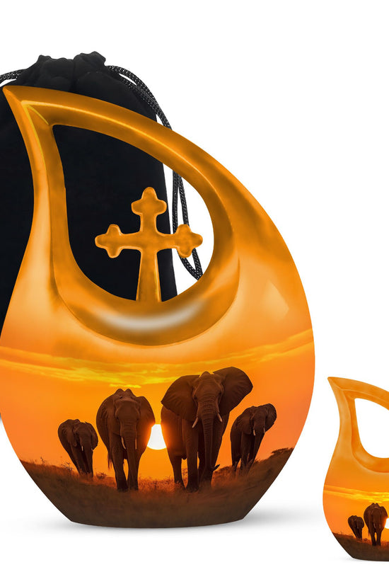 Elephant Urns For Ashes - Cremation Urns For Burial In Ground Urn