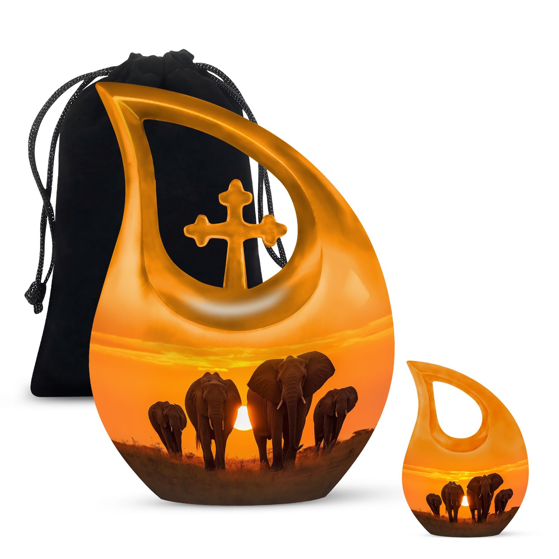 Elephant Urns For Ashes - Cremation Urns For Burial In Ground Urn