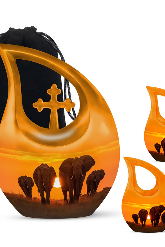 Elephant Urns For Ashes - Cremation Urns For Burial In Ground Urn