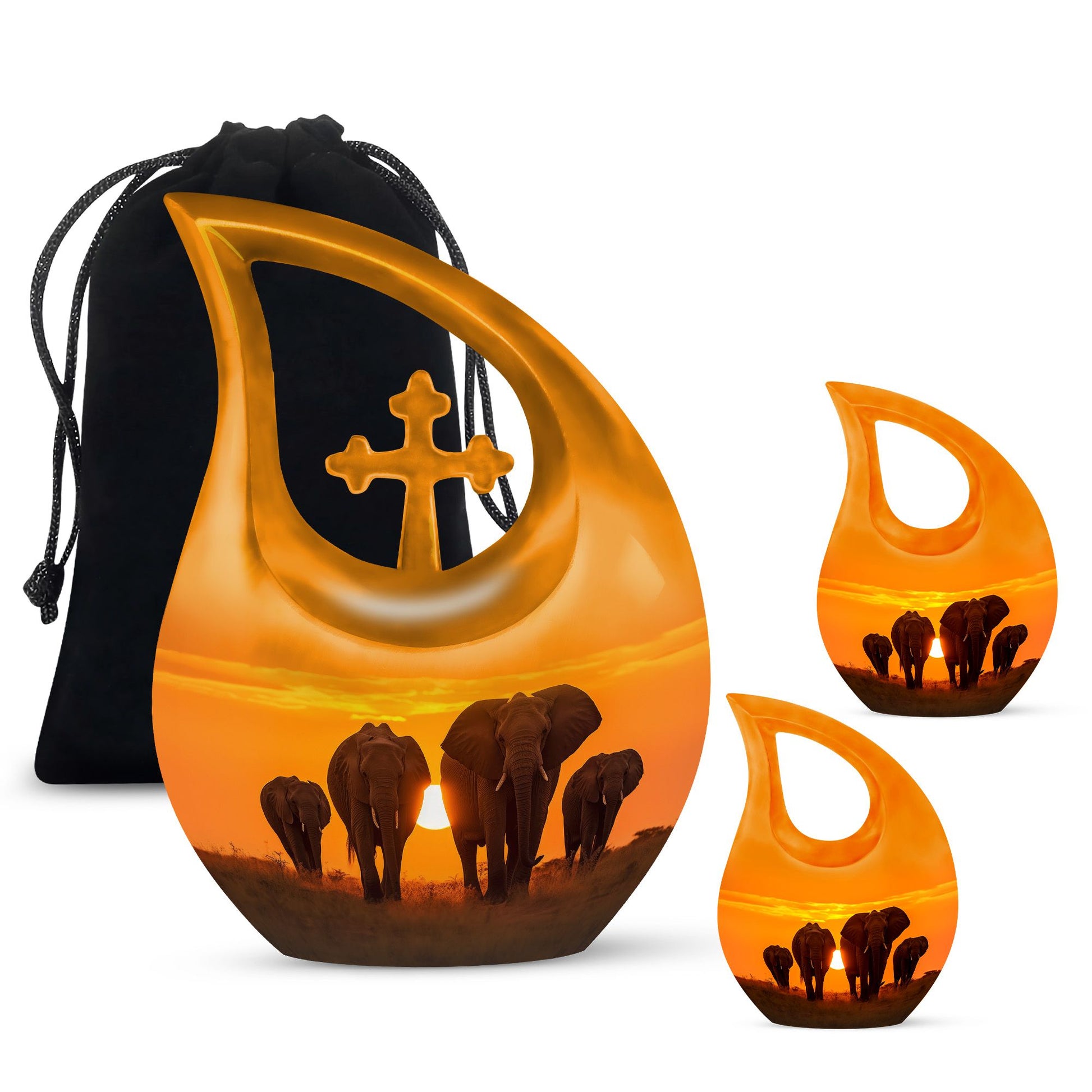 Elephant Urns For Ashes - Cremation Urns For Burial In Ground Urn