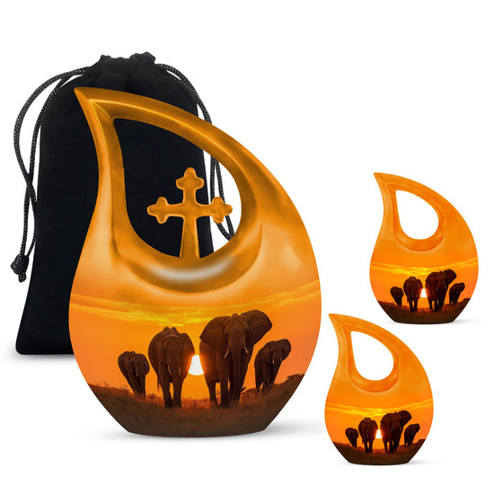 Elephant Urns For Ashes - Cremation Urns For Burial In Ground Urn