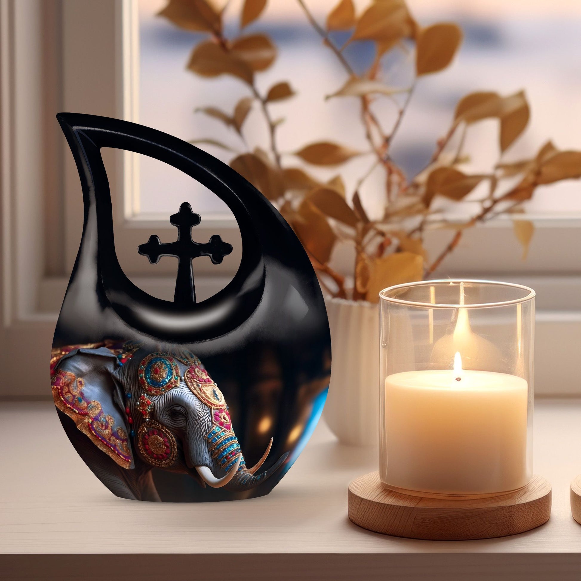 Elephant Urns For Ashes - Cremation Urns For Human Ashes Adult Burial Urn