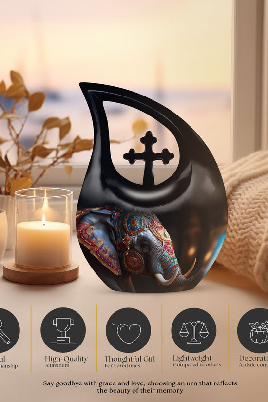 Elephant Urns For Ashes - Cremation Urns For Human Ashes Adult Burial Urn