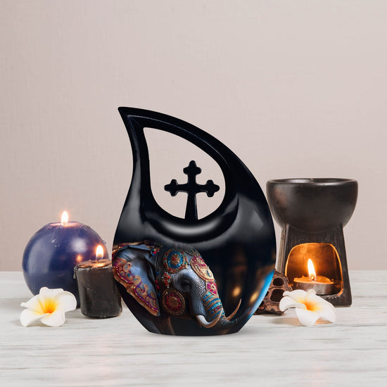 Elephant Urns For Ashes - Cremation Urns For Human Ashes Adult Burial Urn