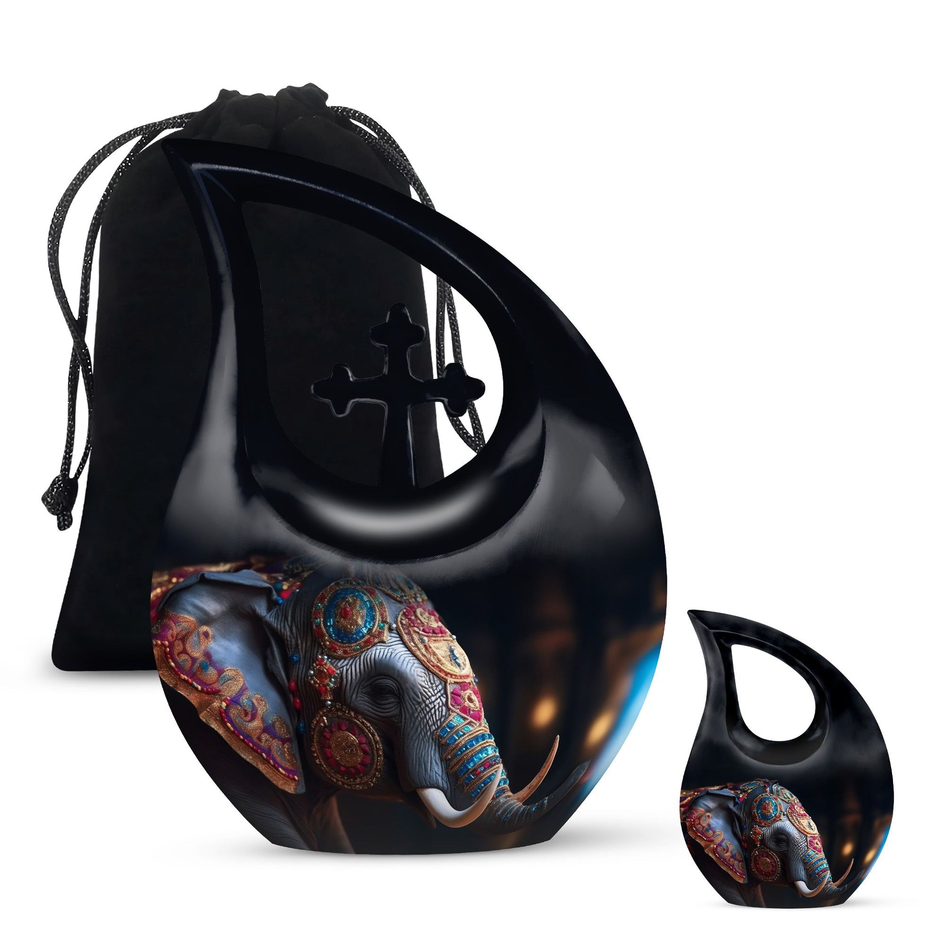 Elephant Urns For Ashes - Cremation Urns For Human Ashes Adult Burial Urn