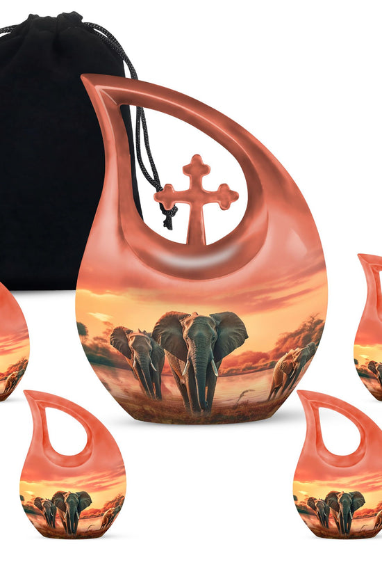 Elephant Urns For Ashes - Human Burial Urn