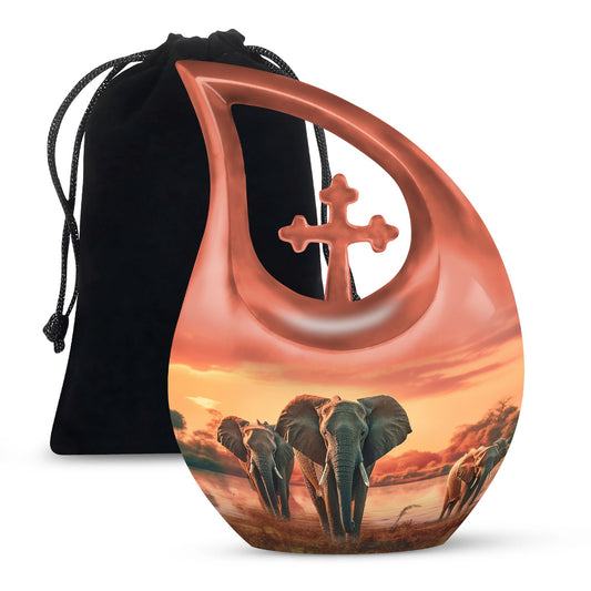 Elephant Urns For Ashes - Human Burial Urn