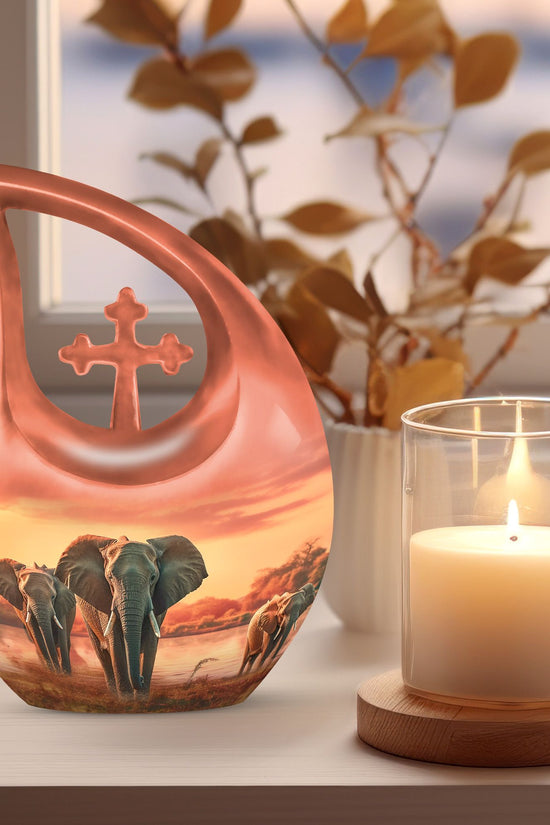 Elephant Urns For Ashes - Human Burial Urn