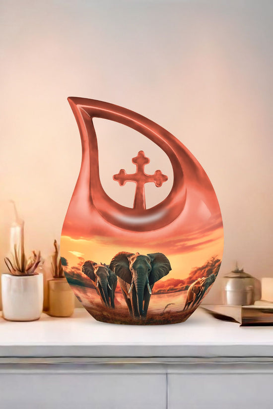 Elephant Urns For Ashes - Human Burial Urn