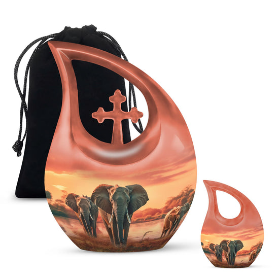Elephant Urns For Ashes - Human Burial Urn