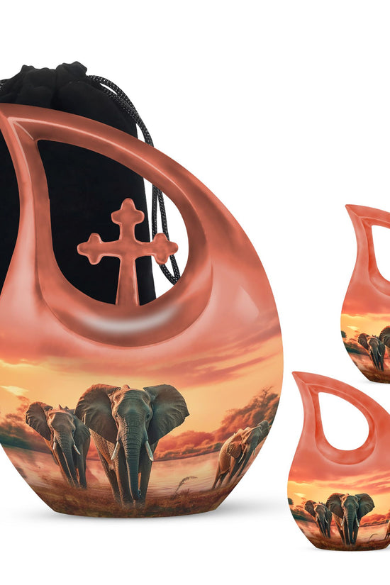 Elephant Urns For Ashes - Human Burial Urn