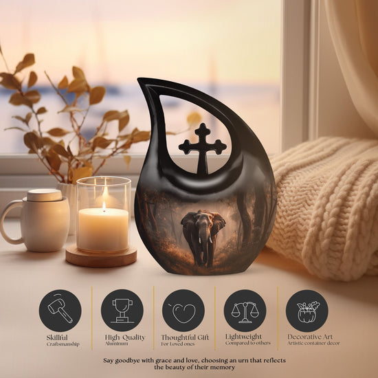 Elephant Urns For Ashes - Burial Urns Human Ashes Urn