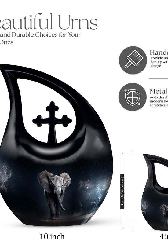 Elephant Urns For Ashes - Adult Burial Urns