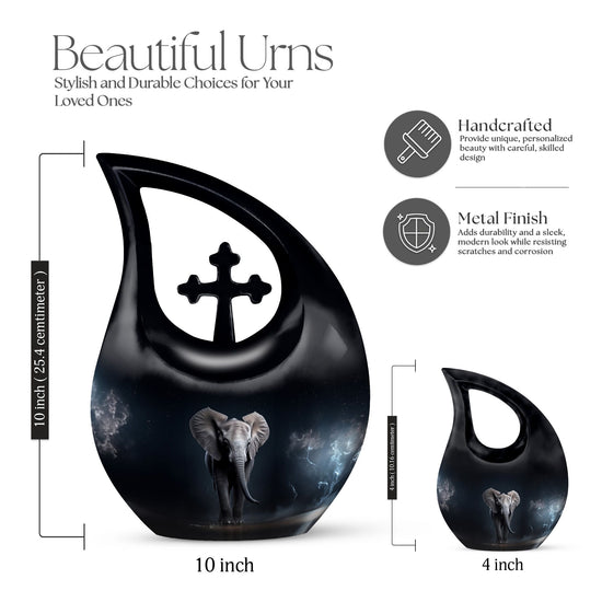 Elephant Urns For Ashes - Adult Burial Urns