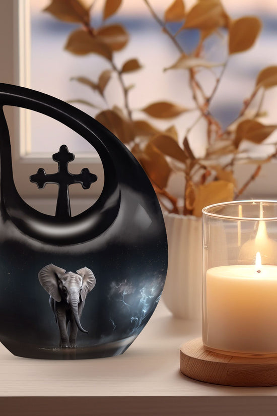 Elephant Urns For Ashes - Adult Burial Urns