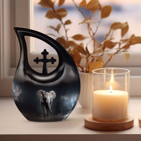Elephant Urns For Ashes - Adult Burial Urns