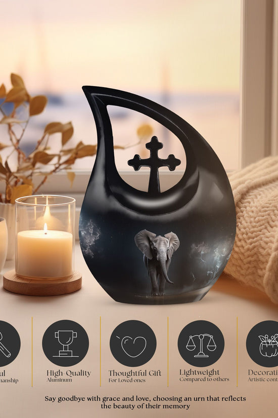 Elephant Urns For Ashes - Adult Burial Urns