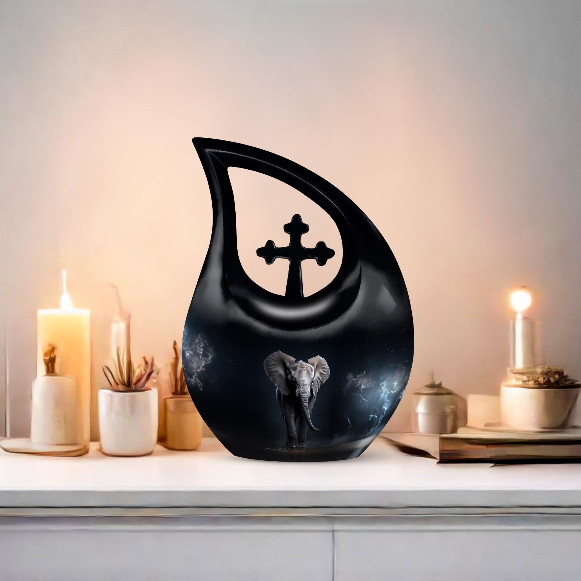 Elephant Urns For Ashes - Adult Burial Urns