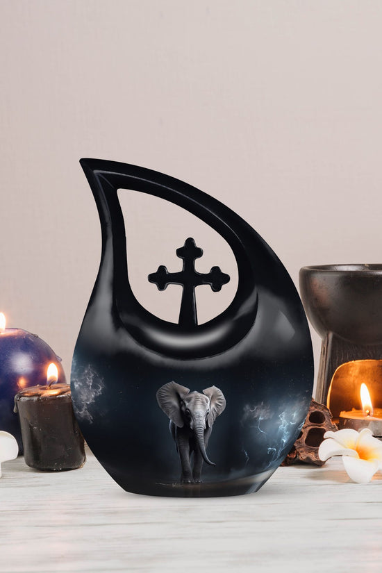 Elephant Urns For Ashes - Adult Burial Urns