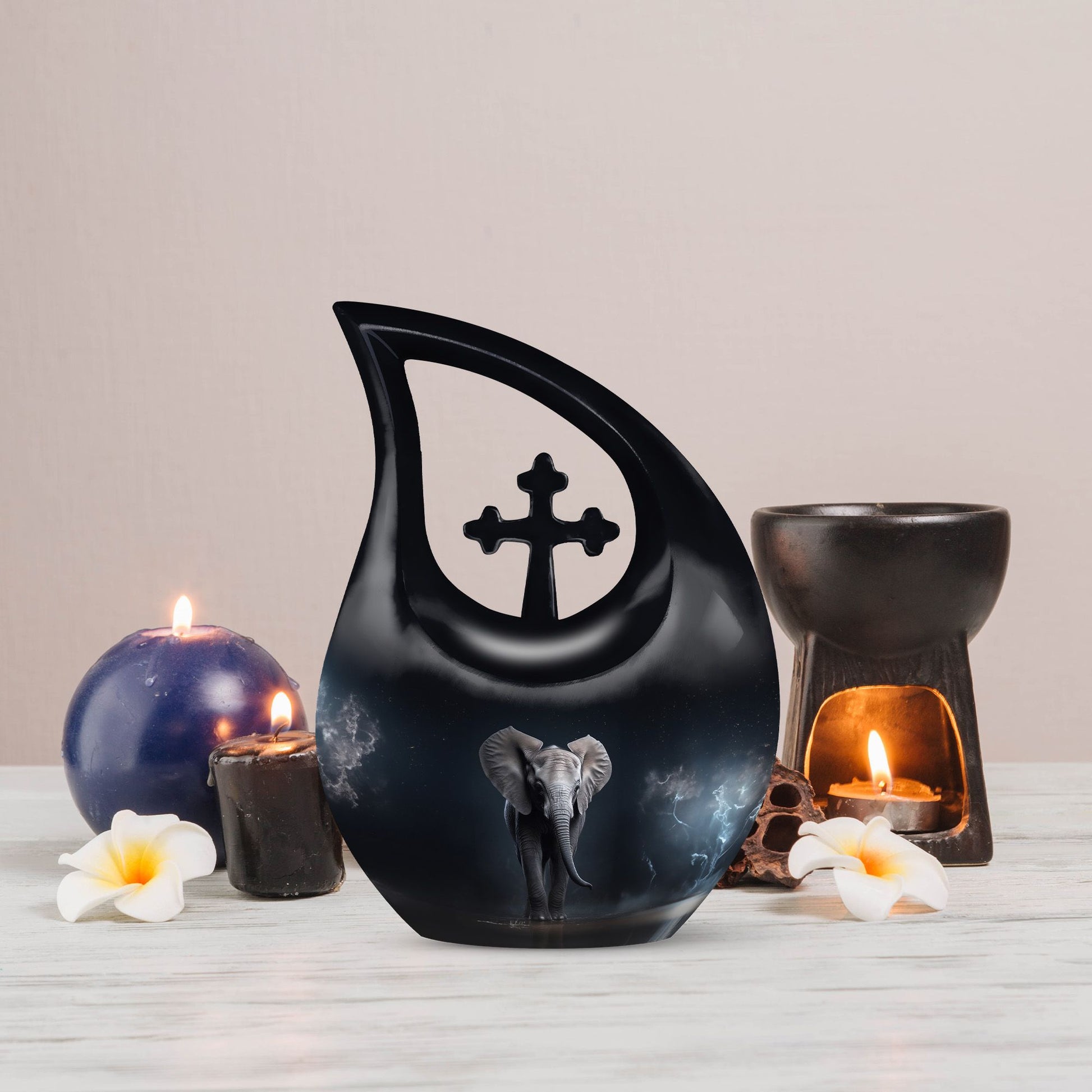 Elephant Urns For Ashes - Adult Burial Urns