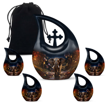 Large Urn With 4 Keepsake