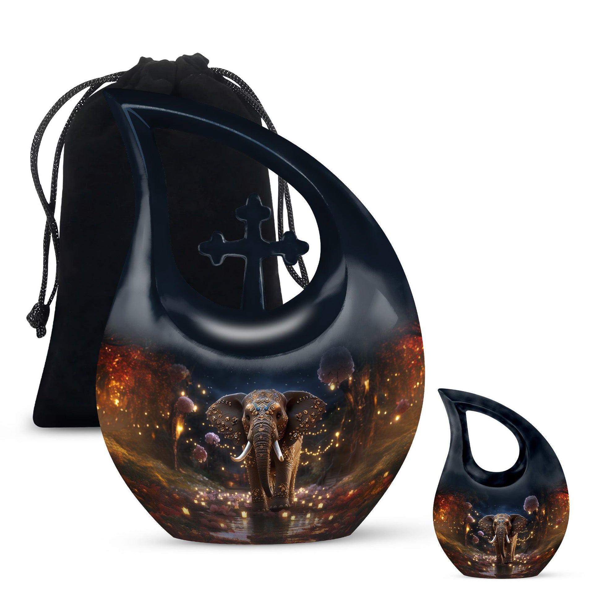 Elephant Urns For Ashes - Small Cremation Urn