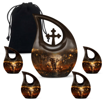 Large Urn With 4 Keepsake