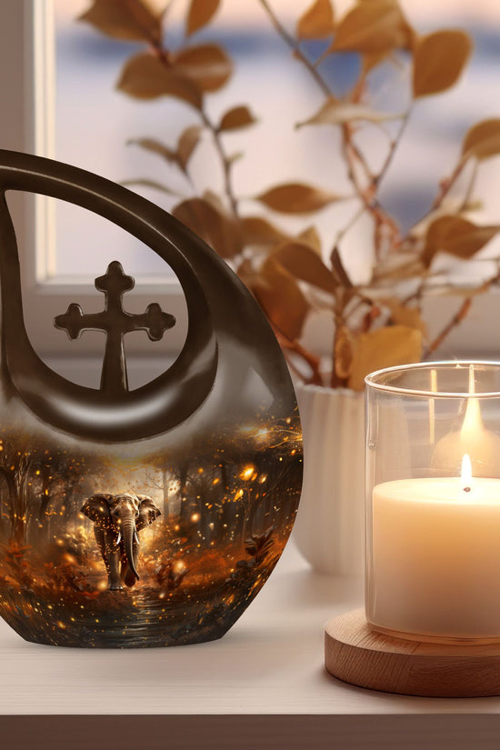 Elephant Urns For Ashes - Small Cremation Urns