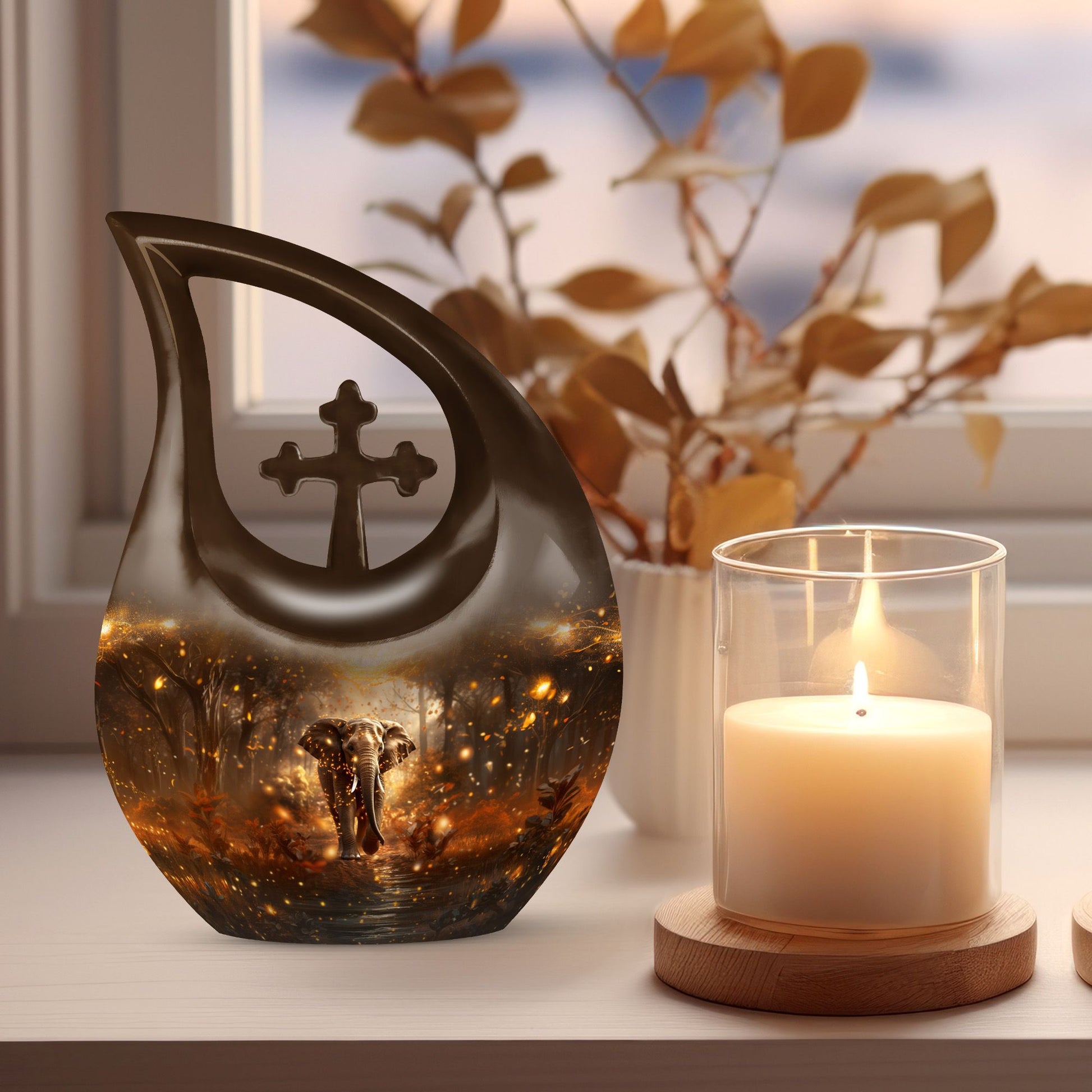 Elephant Urns For Ashes - Small Cremation Urns