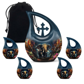 Large Urn With 4 Keepsake