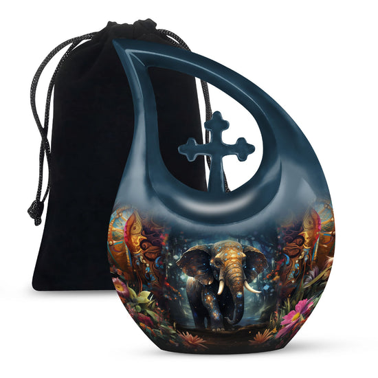 Elephant Urns For Ashes - Small Urn For Cremation Human Ashes