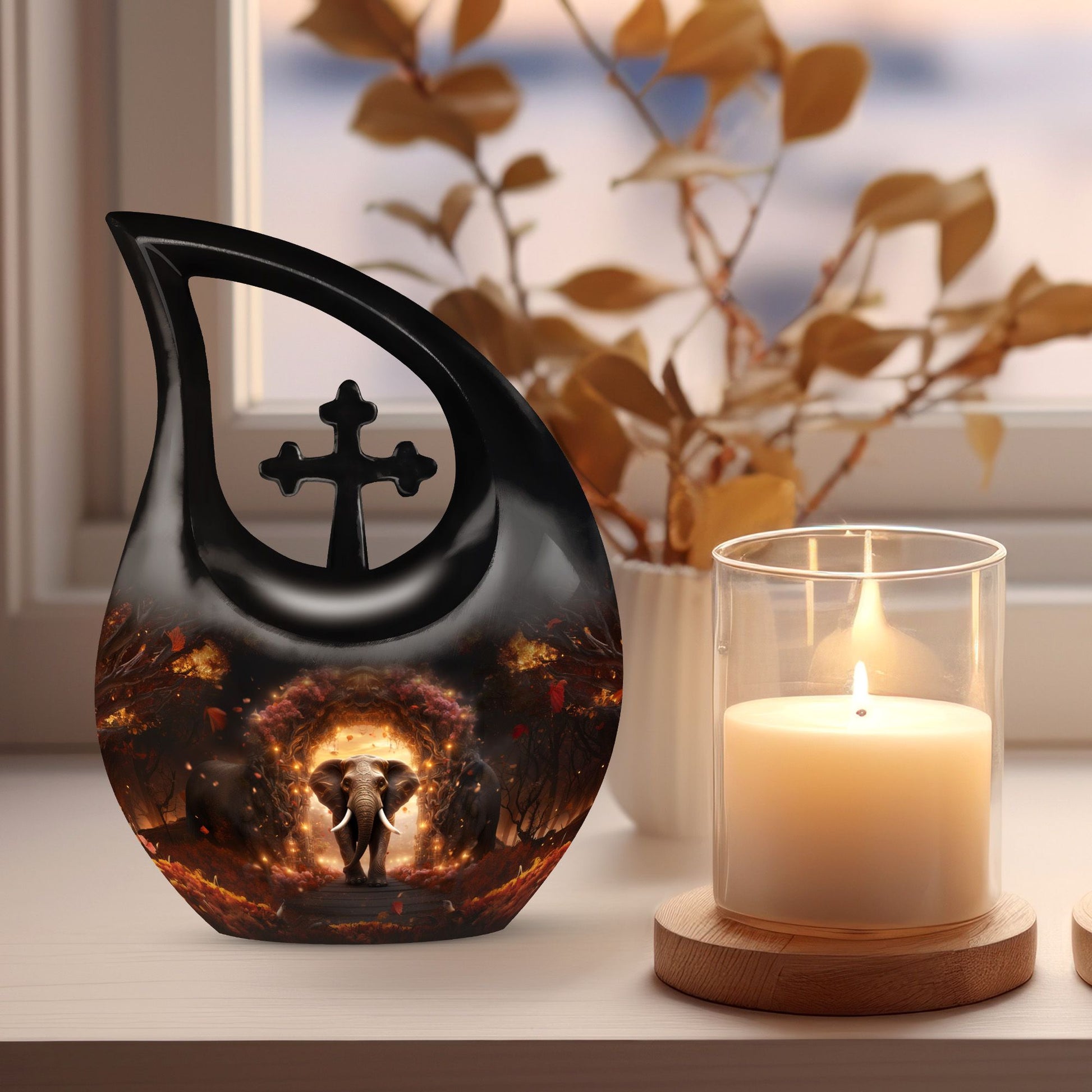 Elephant Urns For Ashes - Adult Cremation Urns