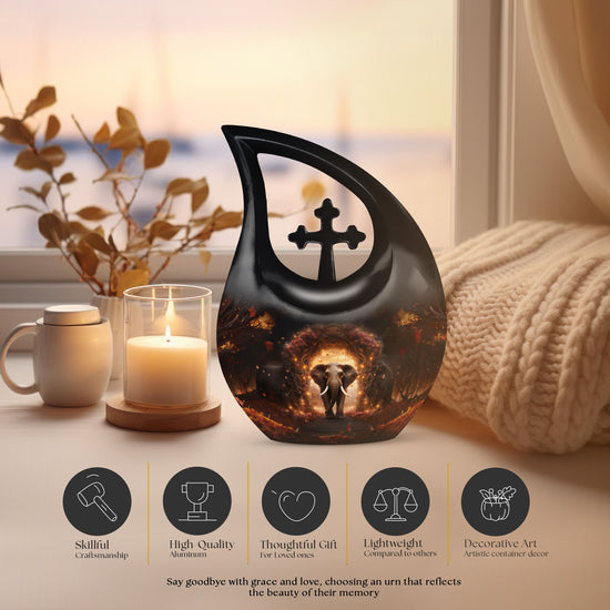 Elephant Urns For Ashes - Adult Cremation Urns